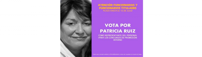 Vota por Patricia Ruiz para Representante a Concurso de Promoción