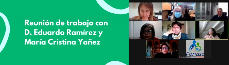 Reunión de trabajo con D. Eduardo Ramírez y María Cristina Yañez